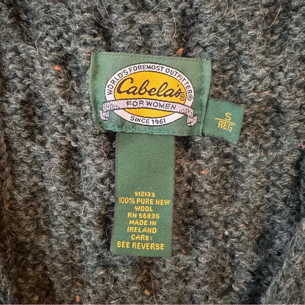 Cabela’s Aran Fisherman Knit Vest - Picture 5 of 5